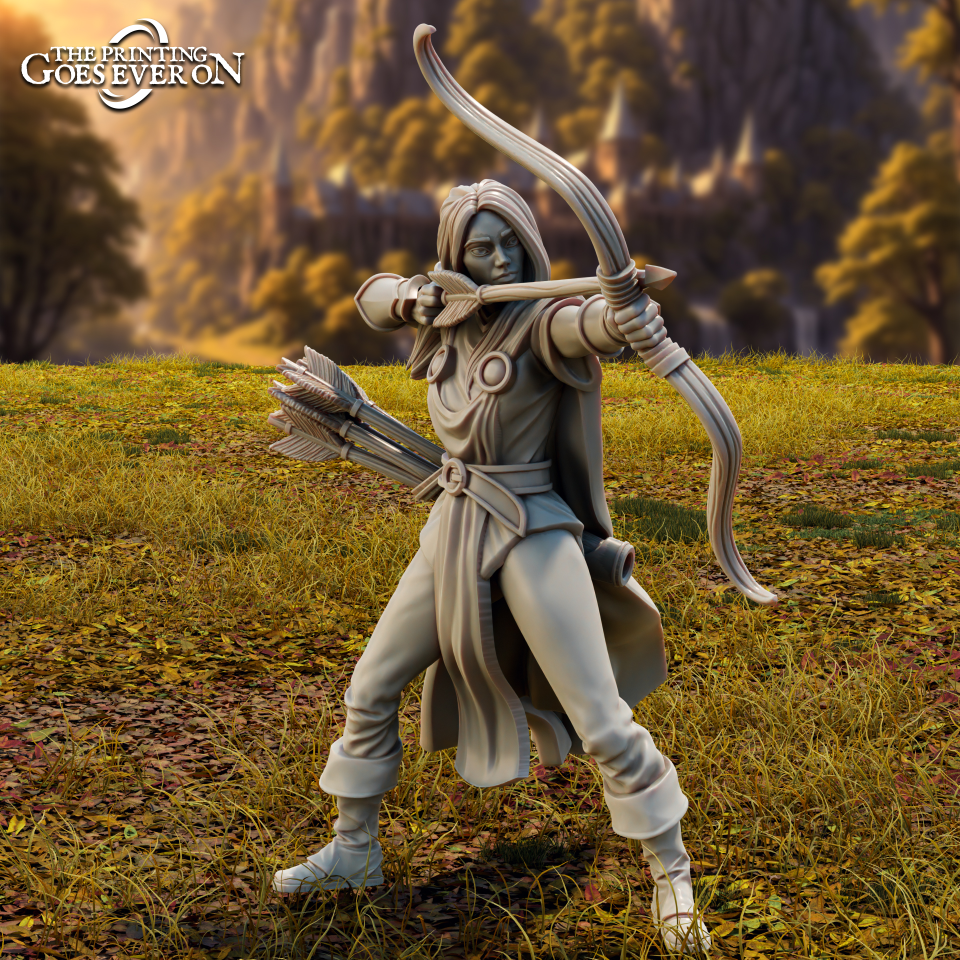 Wood Elf Archer A - Presupported